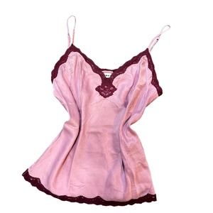 Vintage Y2K Silk Cami Top in color Purple (S-L) Elegant Ballet 100% silk